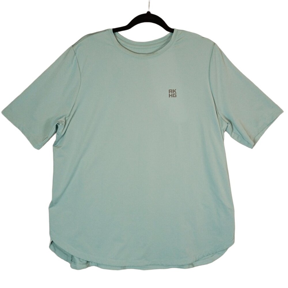Duluth Trading Co. Alaskan Hardgear Light Aqua Short Sleeve Tee
